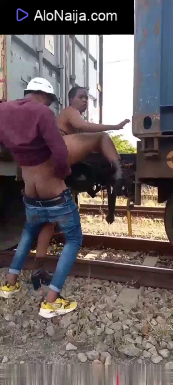 Fucking Big Booty Woman at Train Station