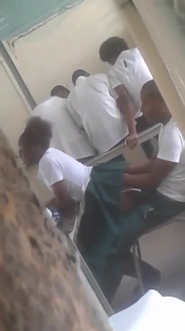 Horny Girl Riding Dick in Class
