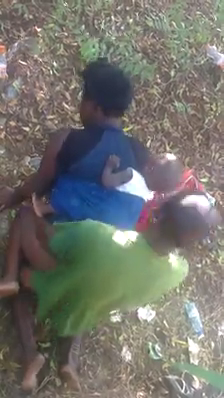 Lusaka Nursing Mother Bush Quickie Caught