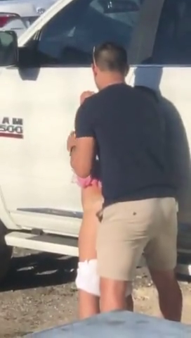 Quickie Behind Taxi