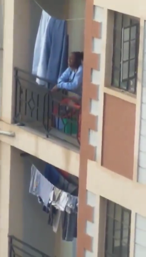 Quickie on the Balcony