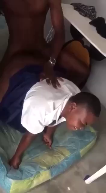 School Security Punishing Late Comer With Dick
