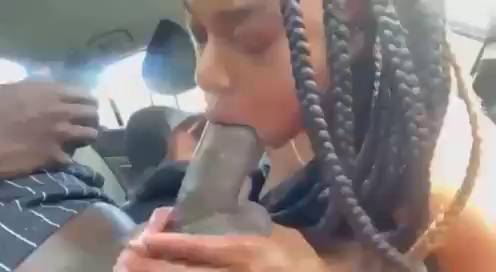 Side Chick Sucking Dick in the Car
