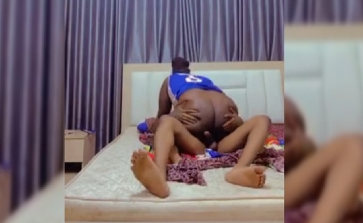 Thick Girlfriend Riding Him