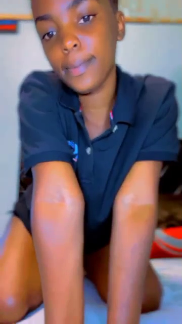 Young Zambia Girl Masturbating